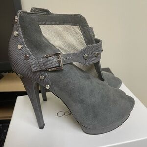 Michael Kors Gray Suede Women's Heels